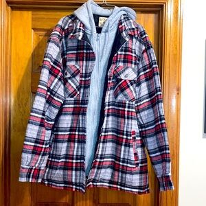 Mens RedHead 2XL double closure warm jacket EUC